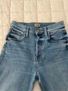 Mother High-Rise Light Blue Women's Jeans